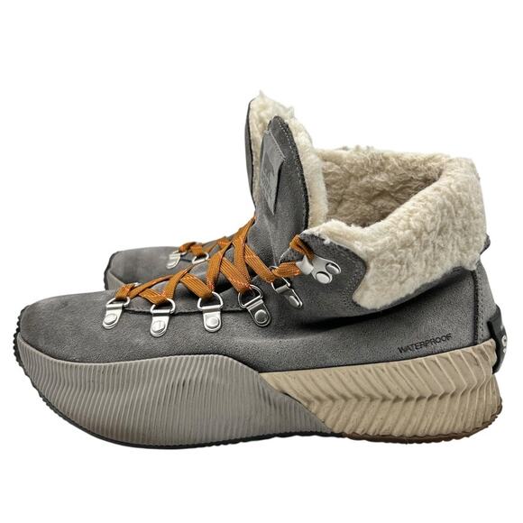 Sorel Women's Gray Out N About III Conquest Ankle Snow Boots Size 8 - Picture 7 of 12